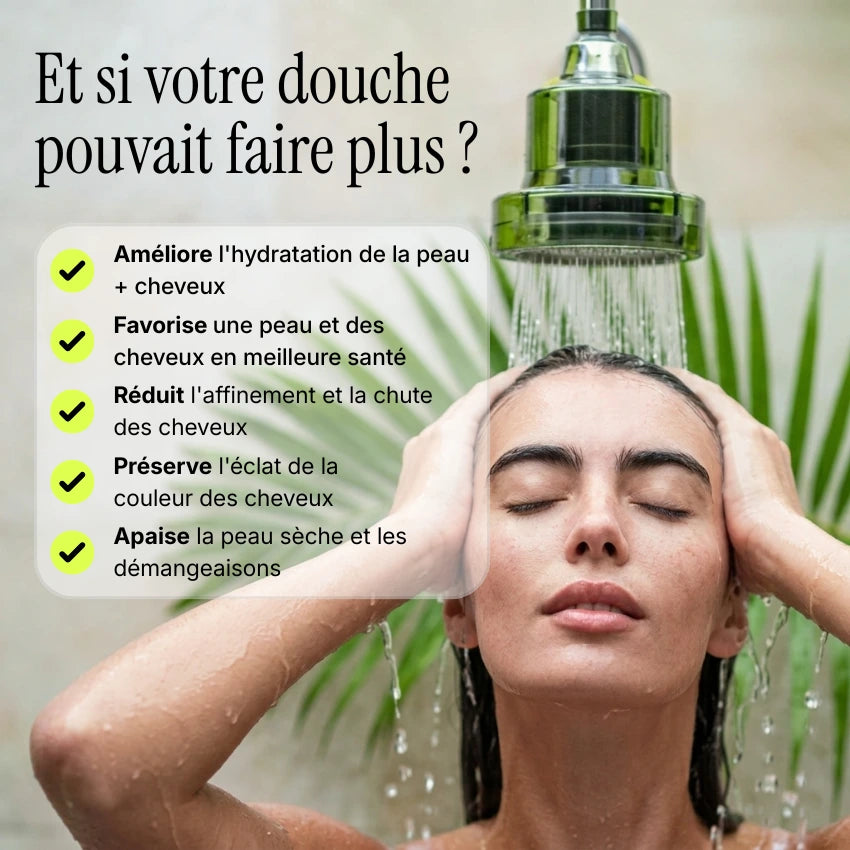 Pommeau de douche filtrant
