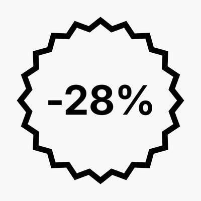 28 % de réduction